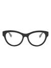 Burberry Eyewear Round-frame Glasses In Black