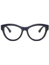 Burberry Eyewear Round-frame Glasses In Blue
