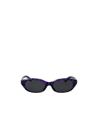 Burberry Women's Sunglasses Be4447d In Check Violet