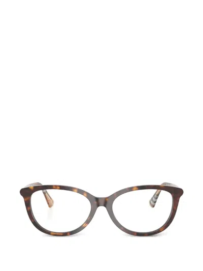 Burberry Eyewear 라운드 프레임 안경