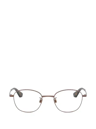 Burberry Eyewear Round-frame Glasses In Brown
