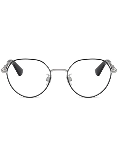 Burberry Eyewear Round-frame Glasses In Gray