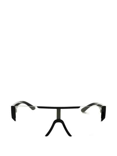 Burberry Eyewear Shield-frame Sunglasses In Black