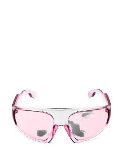 Burberry Eyewear Shield-frame Sunglasses In Multi
