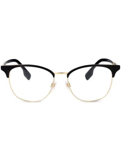 Burberry Eyewear Sophia Glasses In 1109 Light Gold/black