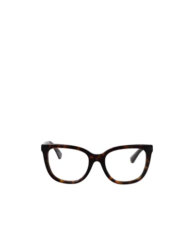 Burberry Eyewear Square Frame Glasses In Black