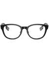Burberry Eyewear Square-frame Glasses In Black