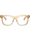 Burberry Eyewear Square-frame Glasses In Transparent