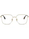 Burberry Eyewear Square-frame Glasses In Gold