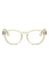Burberry Eyewear Square-frame Glasses In Transparent