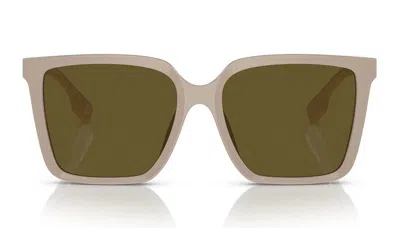 Burberry Eyewear Square Frame Sunglasses In Beige