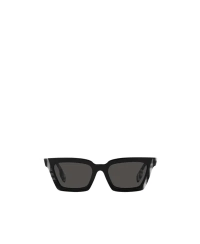 Burberry Eyewear Square Frame Sunglasses In Black
