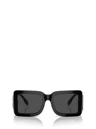 Burberry Eyewear Tb-motif Square-frame Sunglasses In Black