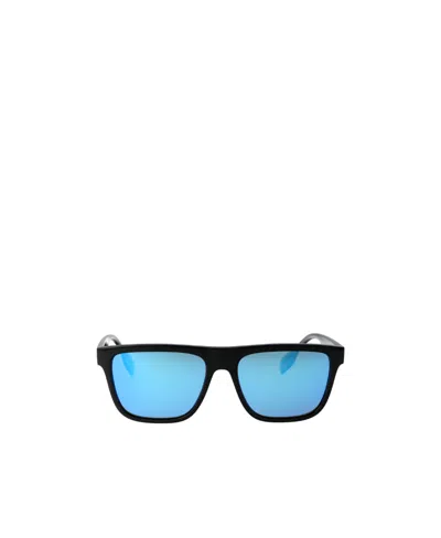 Burberry Eyewear Square Frame Sunglasses In Blue