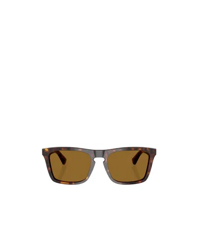 Burberry Eyewear Square Frame Sunglasses In Orange