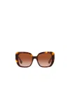 Burberry Eyewear Square Frame Sunglasses In Brown