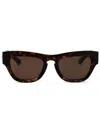 Burberry Eyewear Square-frame Sunglasses In Brown