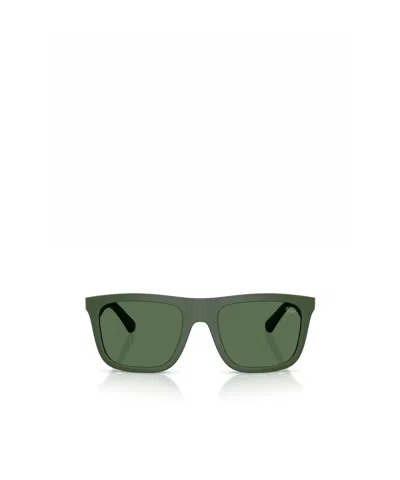 Burberry Eyewear Square Frame Sunglasses In Green