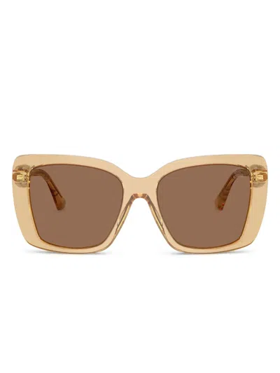 Burberry Eyewear Square-frame Sunglasses In Brown
