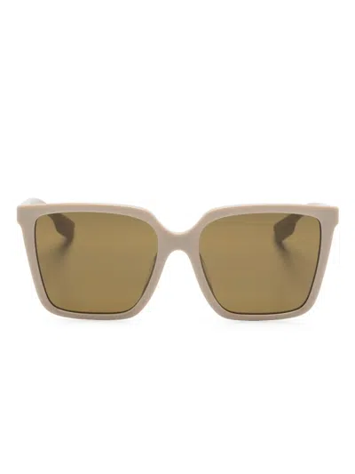 Burberry Eyewear Square-frame Sunglasses In Neutrals
