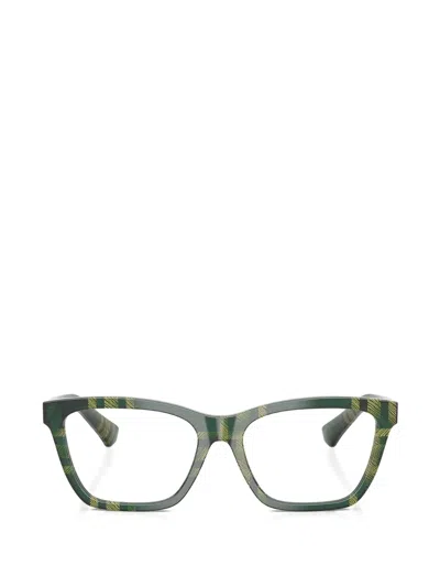 Burberry Eyewear Square-frame Glasses In Green