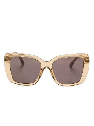 Burberry Eyewear Square-frame Sunglasses In Brown