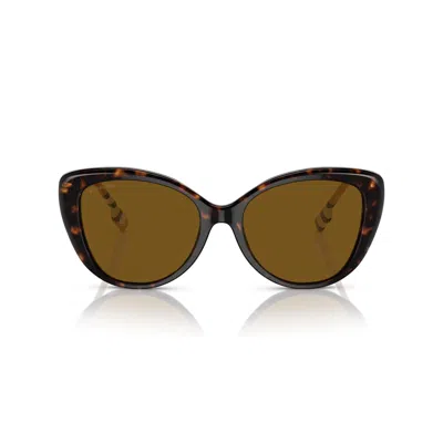 Burberry Eyewear Vintage-check Cat-eye Sunglasses In Multi