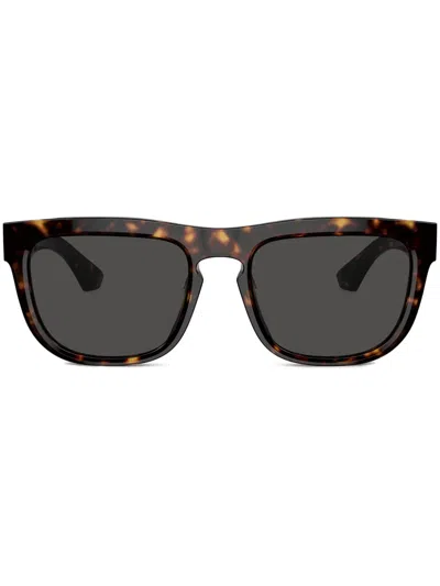 Burberry Eyewear Tortoise-shell Square Frame Sunglasses In Brown