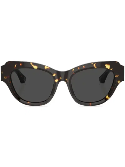 Burberry Eyewear Tortoiseshell Cat-eye Sunglasses In Multi