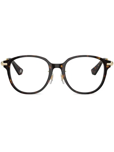 Burberry Eyewear Tortoiseshell-effect Glasses In Brown
