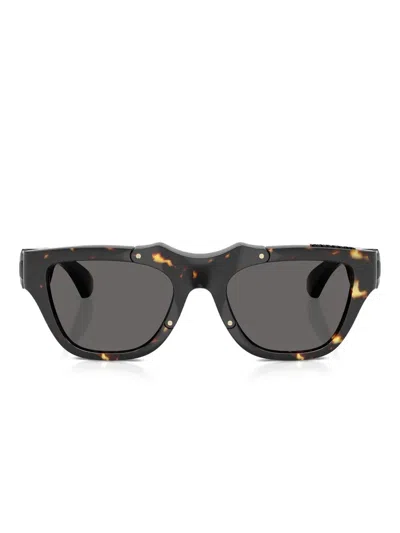 Burberry Eyewear Sonnenbrille In Schildpattoptik In Orange
