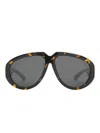 Burberry Eyewear Tortoiseshell-pattern Sunglasses In Multi