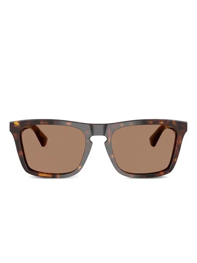 Burberry Eyewear Tortoiseshell Square Sunglasses In Brown