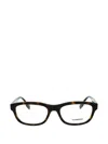 TORTOISESHELL-EFFECT RECTANGULAR-FRAME GLASSES