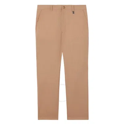 Burberry Ezra Monogram Motif Tailored Trousers In Brown