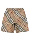 Burberry Fabian Bermuda Shorts In Beige