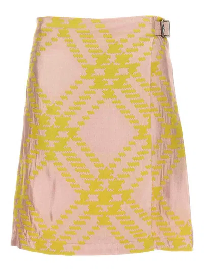 BURBERRY CHECK SKIRT