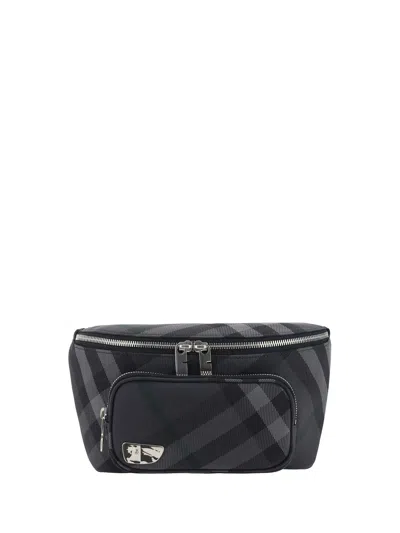 Burberry Fanny Pack In Charcoal