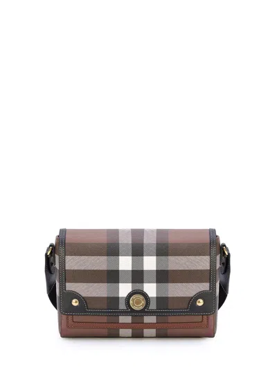 Burberry Fashionable Brown Handbag For Women In Burgundy