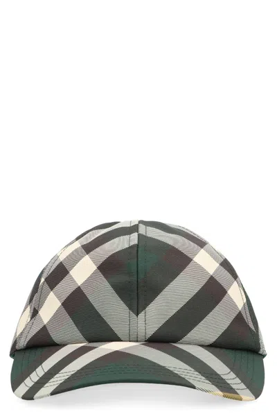 Burberry Technical Canvas Hat In Multicolor