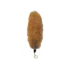 Burberry Faux Fur Charm In Orange