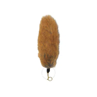 Burberry Faux Fur Charm In Orange