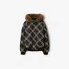 Burberry Men Check Jacket In Multi