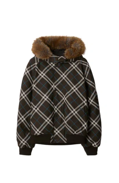 Burberry Men Check Jacket In Multi