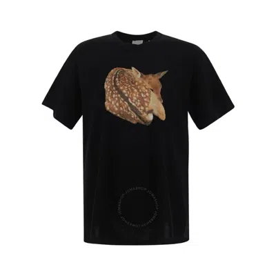 Burberry Fawn Printed Crewneck T-shirt