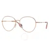 Burberry Fellicity Demo Oval Ladies Eyeglasses Be1366 1337 56
