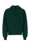 Burberry Cotton Drawstring Hooded Sweatshirt In Ivy