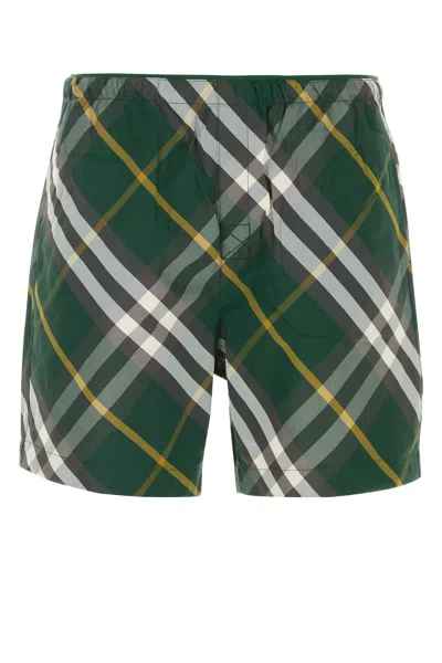 BURBERRY BURBERRY PRINTED NYLON SWIMMING SHORTS