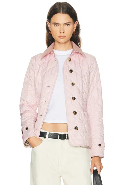 Burberry Fernleigh Jacket In Pink