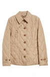 Burberry Quilted And Folded Collar Cotton Dress In New Chino